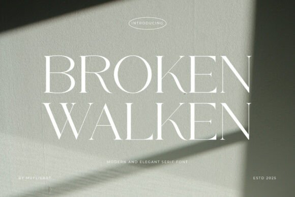 Broken Walken: The Modern Serif Redefining Editorial Elegance