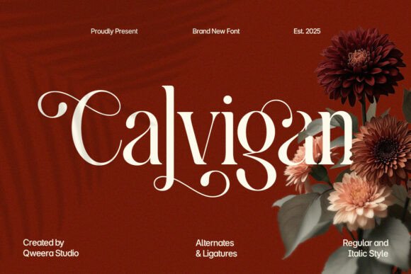Calvigan: Elevating Luxury Branding with Elegant Serif Typography