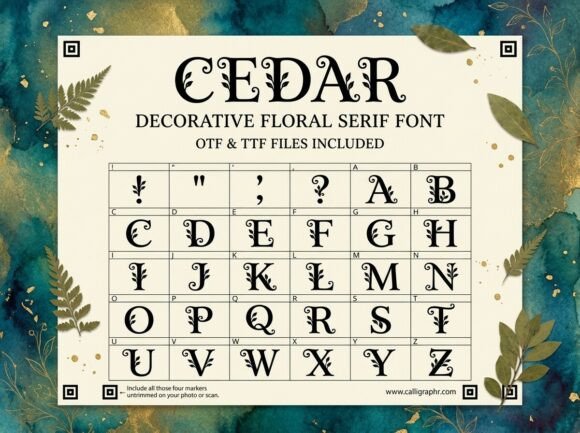 Cedar: Infusing Typography with Natural Grace