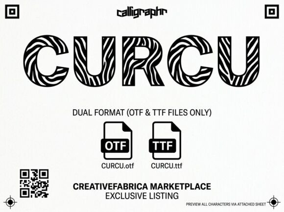 Curcu: The Bold Display Font with Savanna Soul