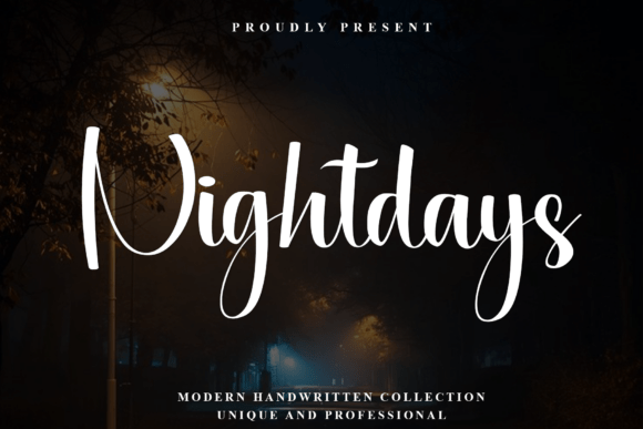 Elevate Your Visual Design with the Nightdays Font