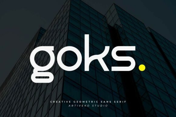 Goks: A Bold Sans Serif for Modern Branding