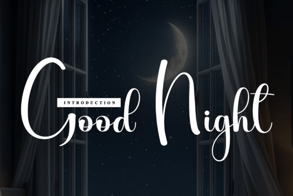 Good Night: A Sophisticated Script for Artisanal Branding