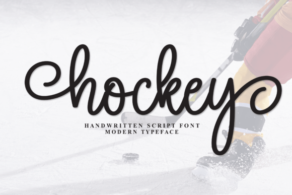 Infuse Athletic Energy into Your Designs with the Hockey Font