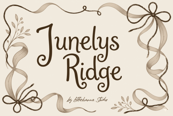 Junelys Ridge: Elevating Design with Elegant Typography