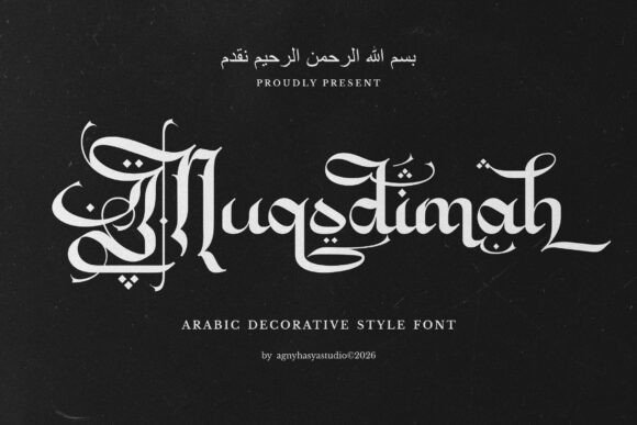 Muqodimah: A Typeface Blending Heritage and Bold Design