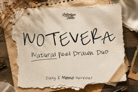 Notevera: The Handwritten Font Duo for Modern Design