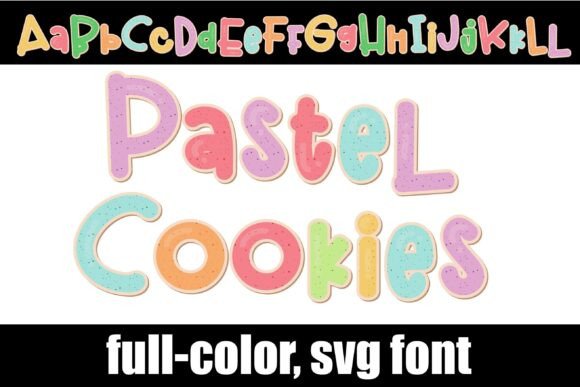 Pastel Cookies: The Sweet SVG Font for Playful Design