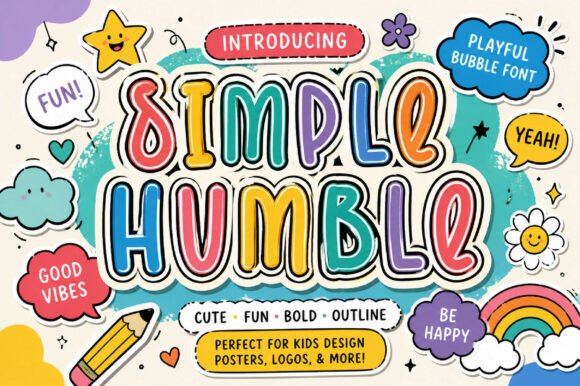 Simple Humble: A Font That Brings Playful Personality to Design